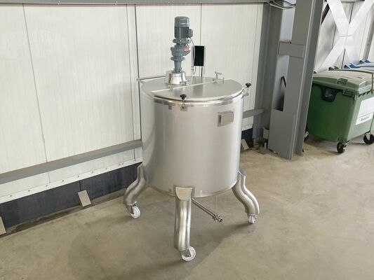 1 x New 1.000L stainless-steel AISI316L vertical mixing tank.